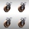 Service Caster 5 Inch SS High Temp Glass Filled Nylon Wheel Swivel Top Plate Caster Set SCC SCC-SS20S514-GFNSHT-4 - alternate 1
